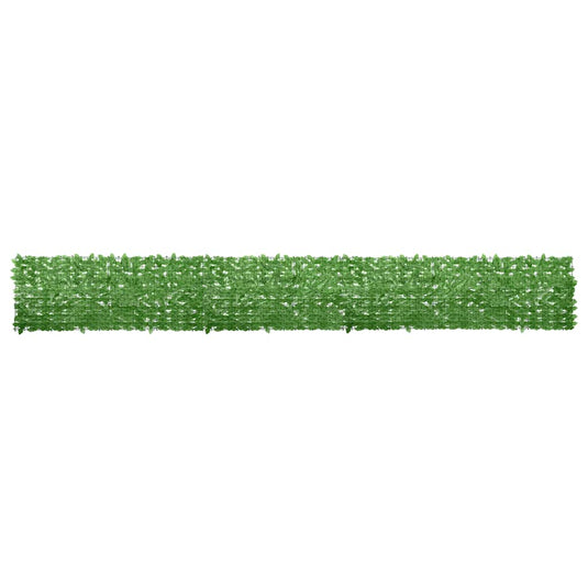 Vidaxl balkonscherm met groene bladeren 600x75 cm