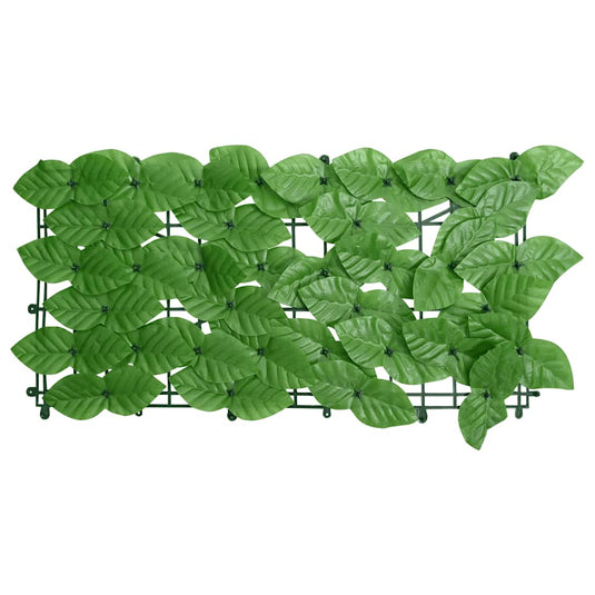 Vidaxl balkonscherm met groene bladeren 600x75 cm