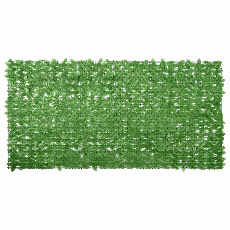 Afbeelding laden in galerijviewer, Vidaxl balkonscherm met groene bladeren 300x150 cm
