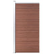 Vidaxl schuttingpaneel 95x186 cm hkc bruin