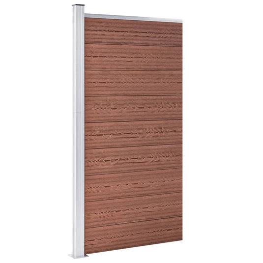 Vidaxl schuttingpaneel 95x186 cm hkc bruin