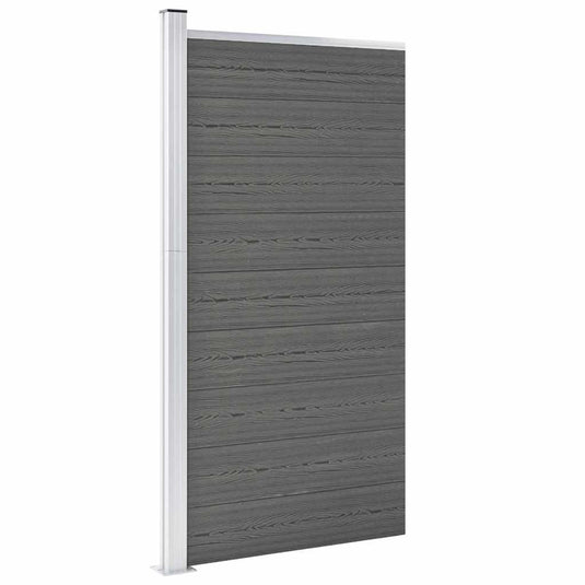 Vidaxl schuttingpaneel 95x186 cm hkc grijs