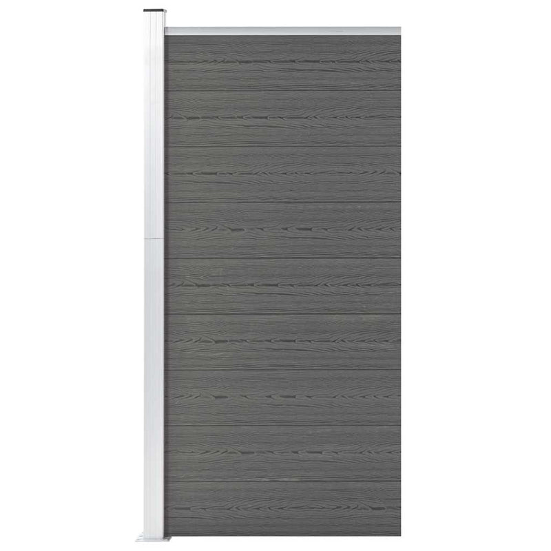 Afbeelding laden in galerijviewer, Vidaxl schuttingpaneel 95x186 cm hkc grijs
