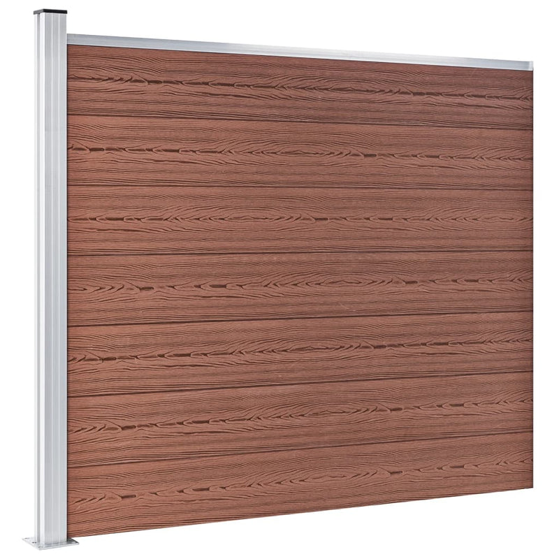 Afbeelding laden in galerijviewer, Vidaxl schuttingpaneel 175x146 cm hkc bruin
