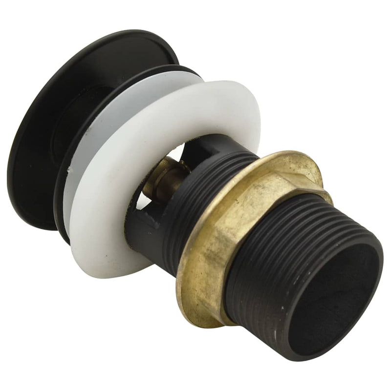 Afbeelding laden in galerijviewer, Vidaxl afvoer pop-up met overloop 6,4x6,4x9,1 cm grijs

