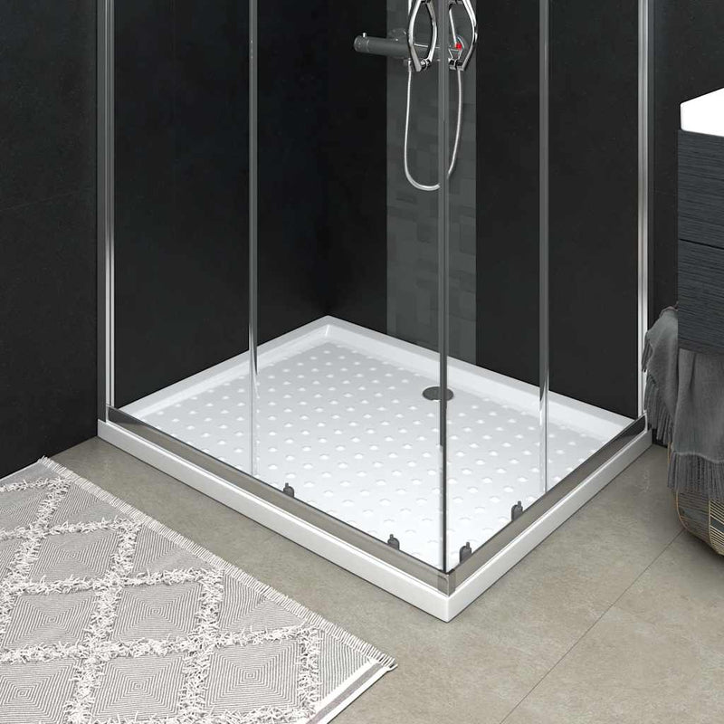 Afbeelding laden in galerijviewer, Vidaxl douchebak met noppen 80x100x4 cm abs wit
