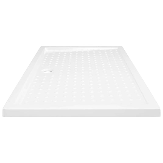 Vidaxl douchebak met noppen 80x120x4 cm abs wit