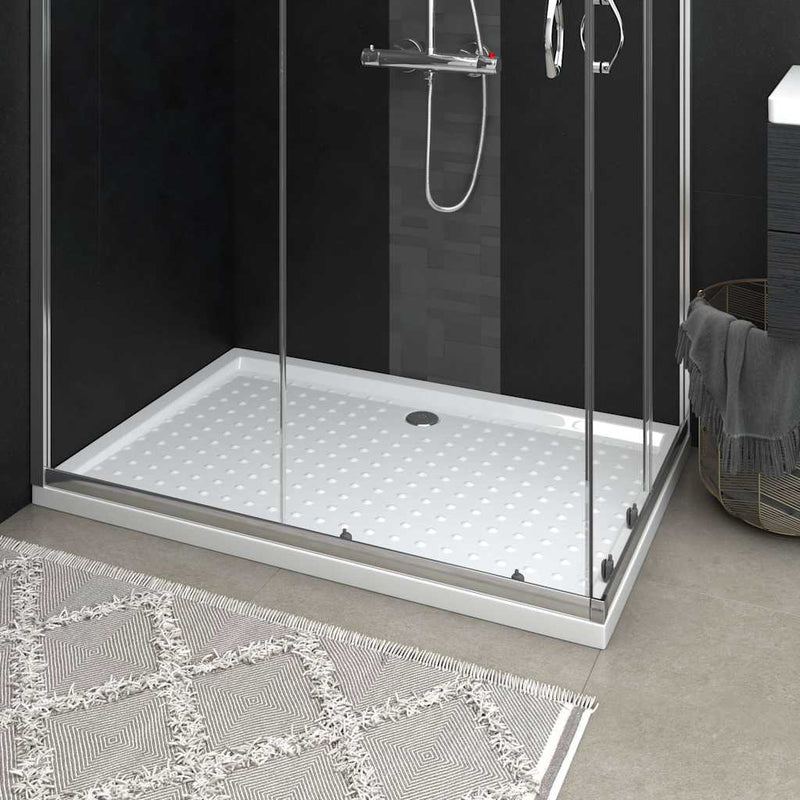 Afbeelding laden in galerijviewer, Vidaxl douchebak met noppen 80x120x4 cm abs wit
