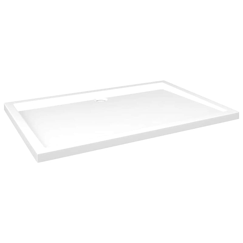 Afbeelding laden in galerijviewer, Vidaxl douchebak rechthoekig 80x120 cm abs wit
