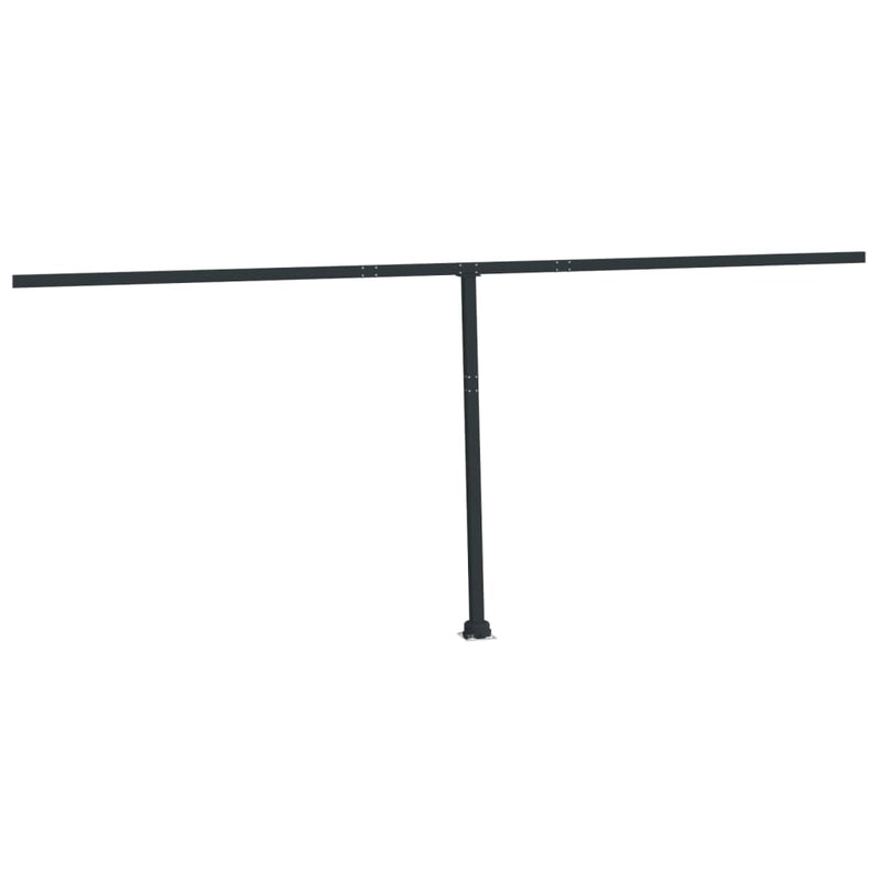Afbeelding laden in galerijviewer, VidaXL Luifelpaalset 600x245 cm ijzer antracietkleurig
