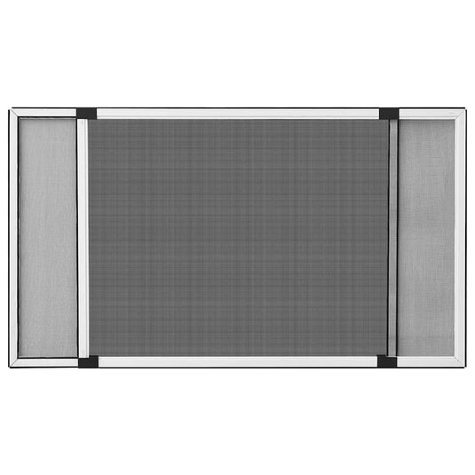 Vidaxl raamhor uitschuifbaar (75-143)x50 cm wit