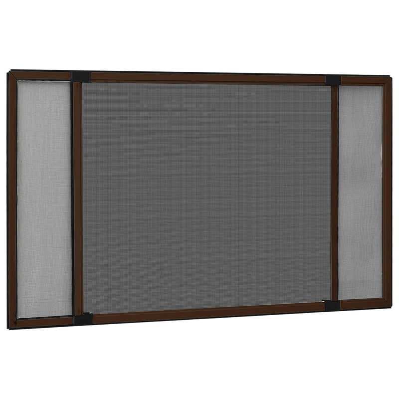 Afbeelding laden in galerijviewer, Vidaxl raamhor uitschuifbaar (100-193)x75 cm bruin
