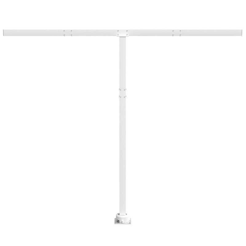 Afbeelding laden in galerijviewer, Vidaxl luifelpaalset 300x245 cm ijzer wit
