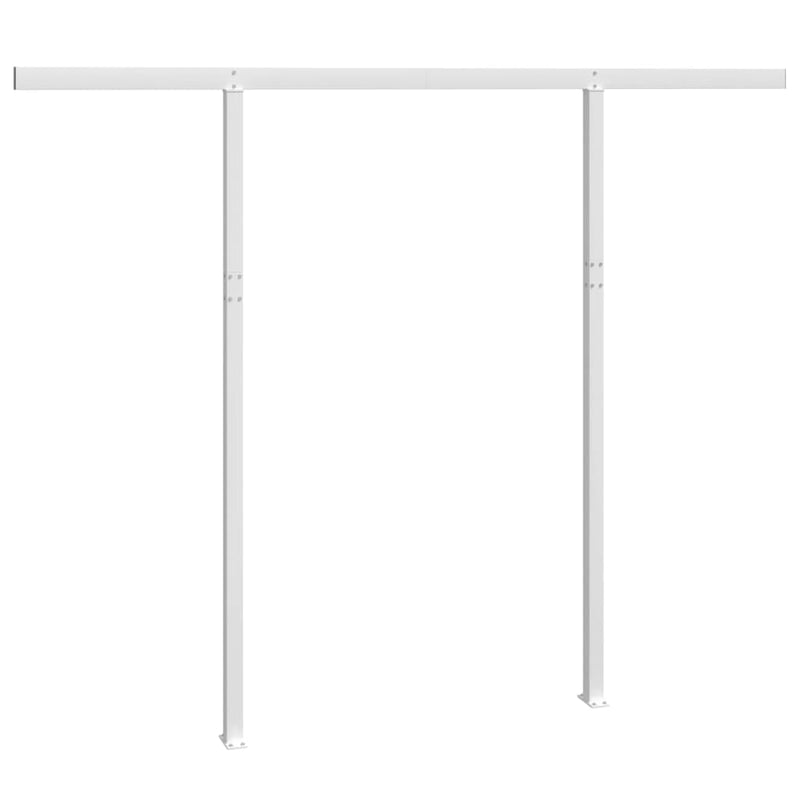 Afbeelding laden in galerijviewer, Vidaxl luifelpaalset 300x245 cm ijzer wit
