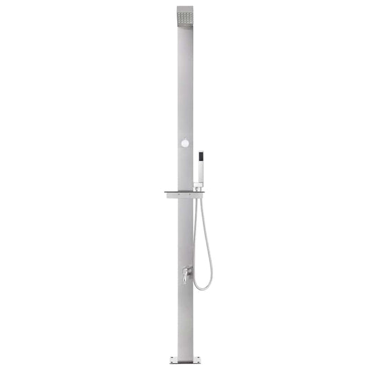 Vidaxl buitendouche 220 cm roestvrij staal