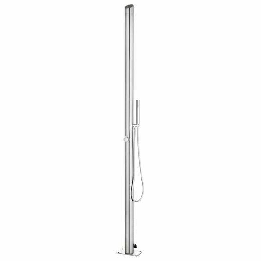 Vidaxl buitendouche 220 cm roestvrij staal