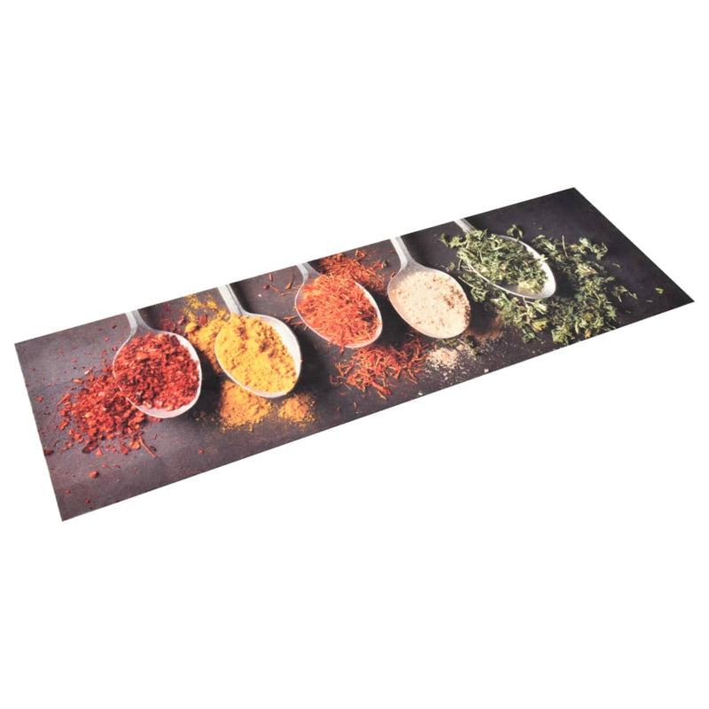 Afbeelding laden in galerijviewer, Vidaxl keukenmat wasbaar spoons 45x150 cm
