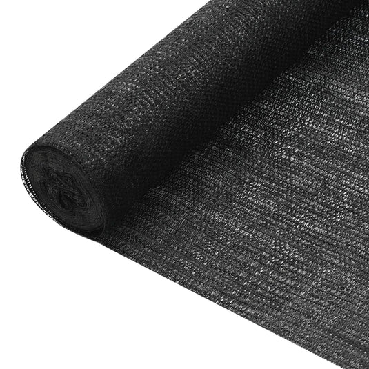 Vidaxl privacy net zwart 2x50 m hdpe 75 g m²