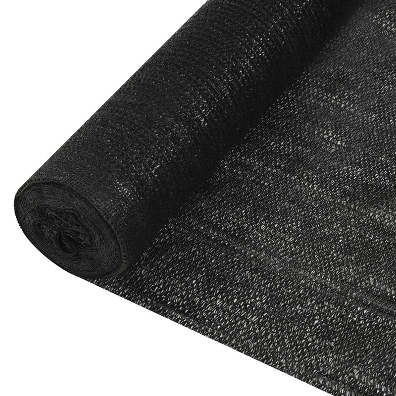 Afbeelding laden in galerijviewer, Vidaxl privacynet 195 g m² 1,5x10 m hdpe zwart
