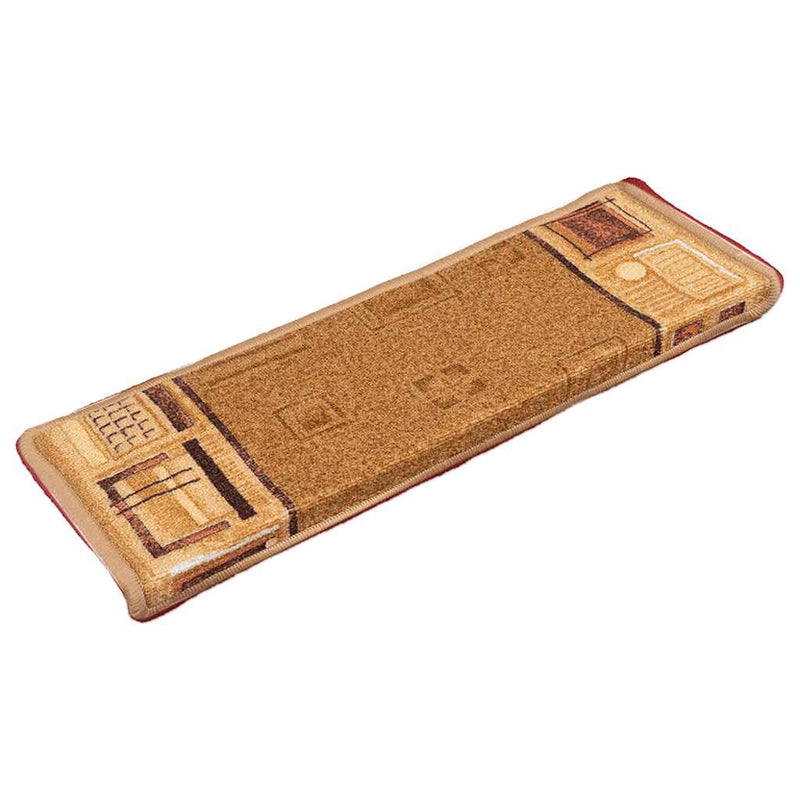Afbeelding laden in galerijviewer, Vidaxl trapmatten zelfklevend 15 st 65x21x4 cm beige
