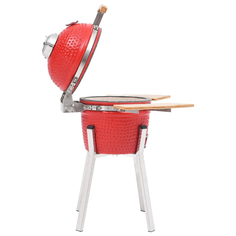 Afbeelding laden in galerijviewer, Vidaxl kamado barbecue 76 cm keramiek
