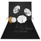 Vidaxl fotostudioset met lampen, paraplu's, achtergrond en reflector