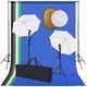 Vidaxl fotostudioset met lampen, paraplu's, achtergrond en reflector