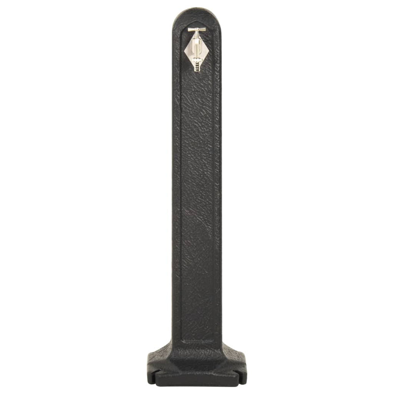 Afbeelding laden in galerijviewer, Vidaxl waterzuil met kraan steen-look antracietkleurig
