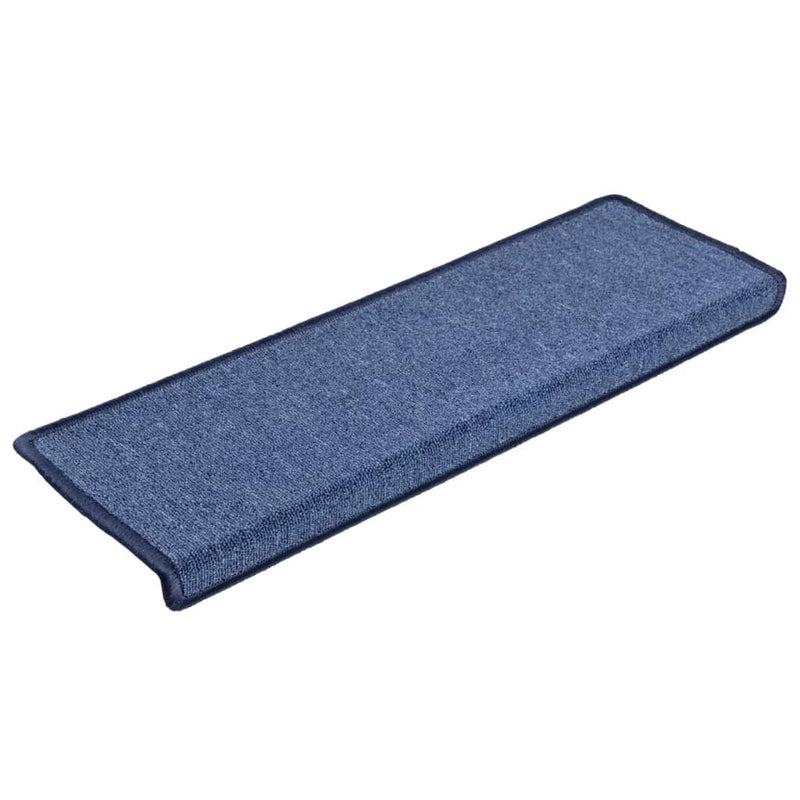 Afbeelding laden in galerijviewer, Vidaxl trapmatten 5 st 65x21x4 cm blauw
