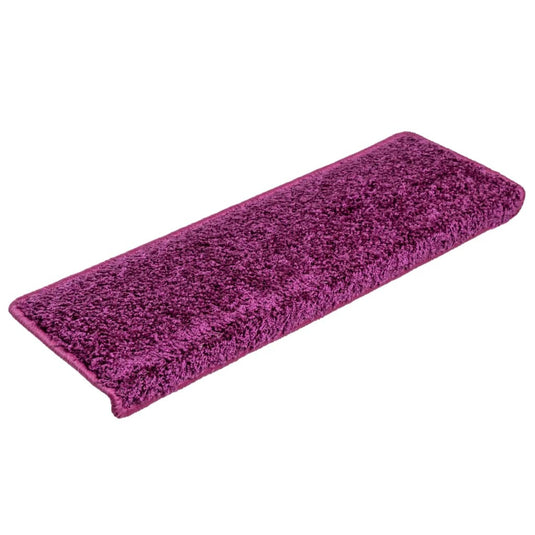Vidaxl trapmatten 10 st 65x21x4 cm violet rechthoekige rand