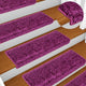 Vidaxl trapmatten 10 st 65x21x4 cm violet rechthoekige rand