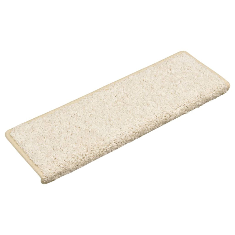 Afbeelding laden in galerijviewer, Vidaxl trapmatten 10 st 65x21x4 cm wit rechthoekige rand
