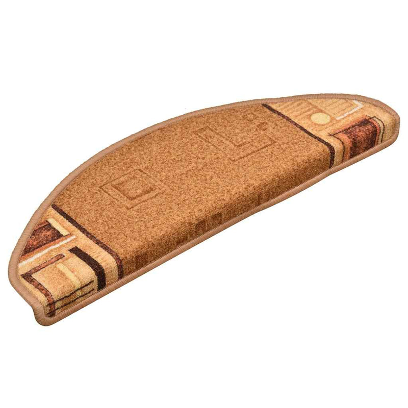 Afbeelding laden in galerijviewer, Vidaxl trapmatten zelfklevend 10 st 65x21x4 cm beige
