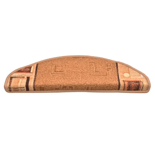 Vidaxl trapmatten zelfklevend 10 st 65x21x4 cm beige