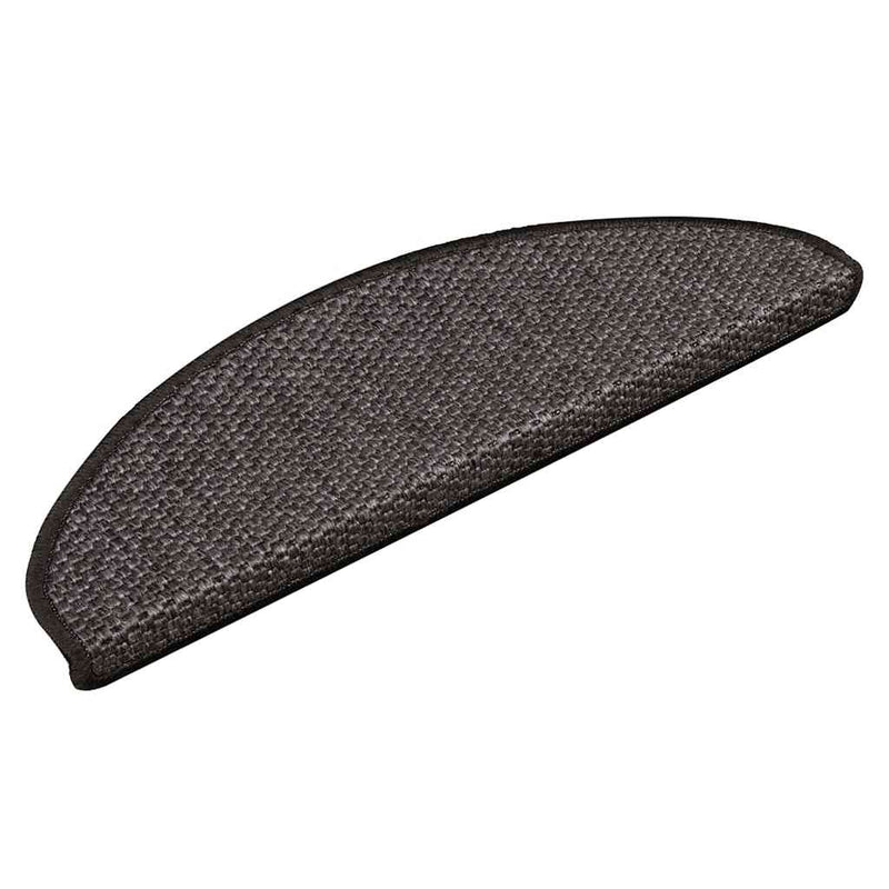 Afbeelding laden in galerijviewer, Vidaxl trapmatten zelfklevend 15st sisal-look 65x21x4cm antracietkleur
