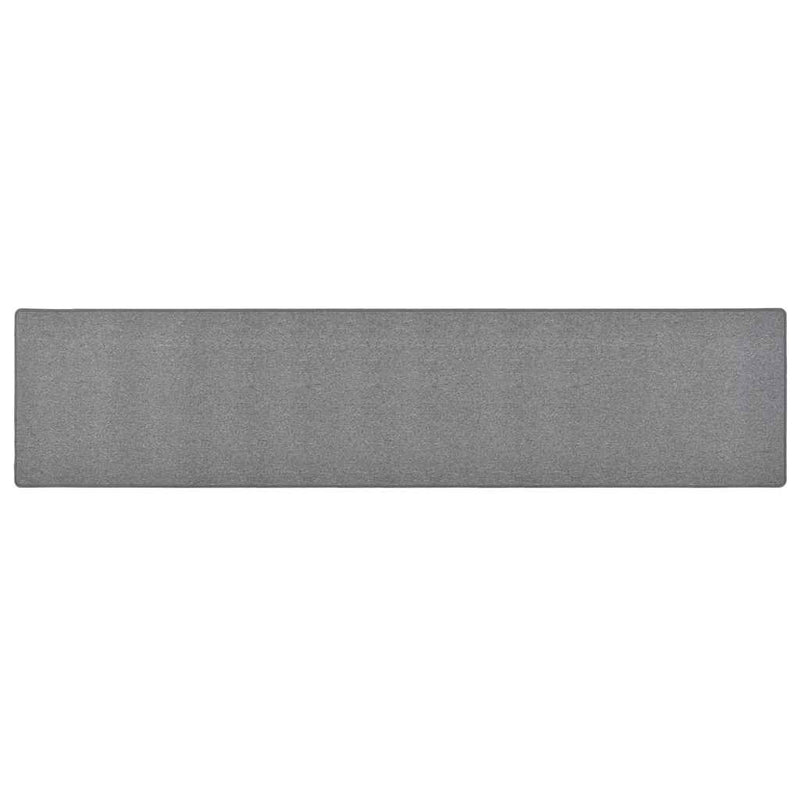 Afbeelding laden in galerijviewer, Vidaxl tapijtloper 50x250 cm donkergrijs
