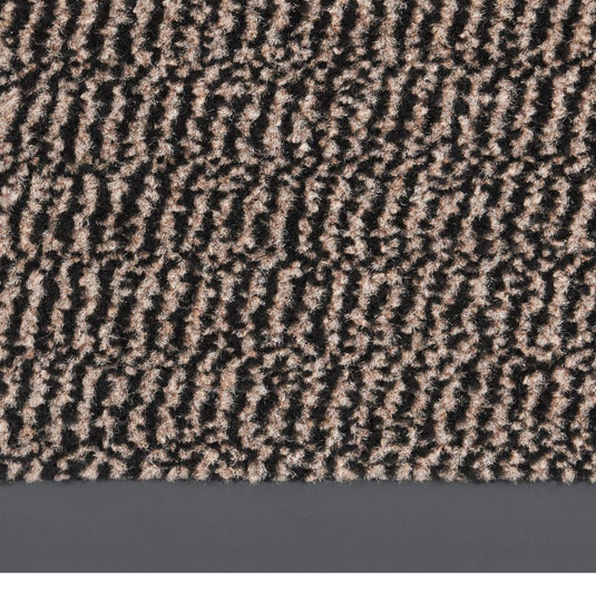 Vidaxl deurmat getuft 120x180 cm donkerbruin