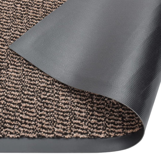 Vidaxl deurmat getuft 120x180 cm donkerbruin