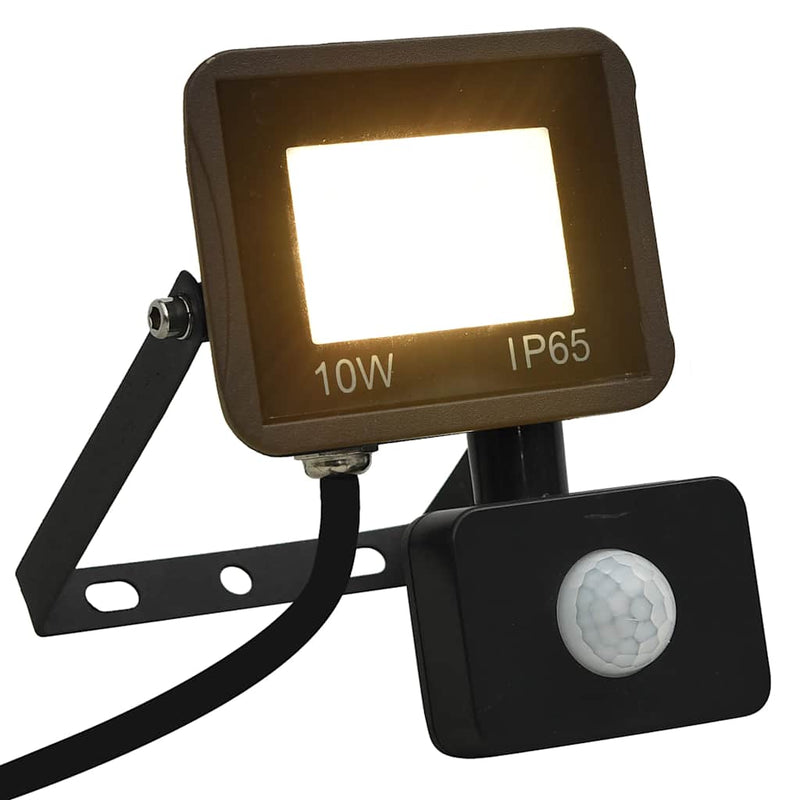 Afbeelding laden in galerijviewer, Vidaxl spotlight met sensor led 10 w warmwit
