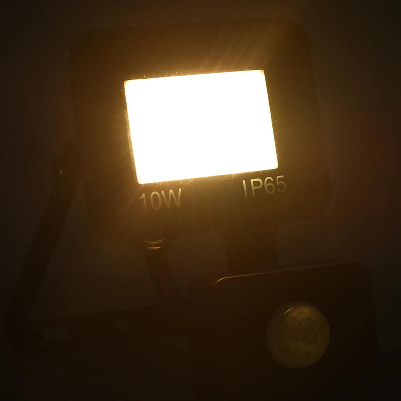 Afbeelding laden in galerijviewer, Vidaxl spotlight met sensor led 10 w warmwit

