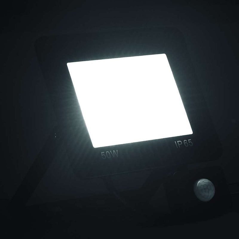 Afbeelding laden in galerijviewer, Vidaxl spotlight met sensor led 50 w koudwit
