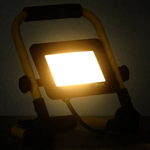 Vidaxl spotlight met handvat led 30 w warmwit