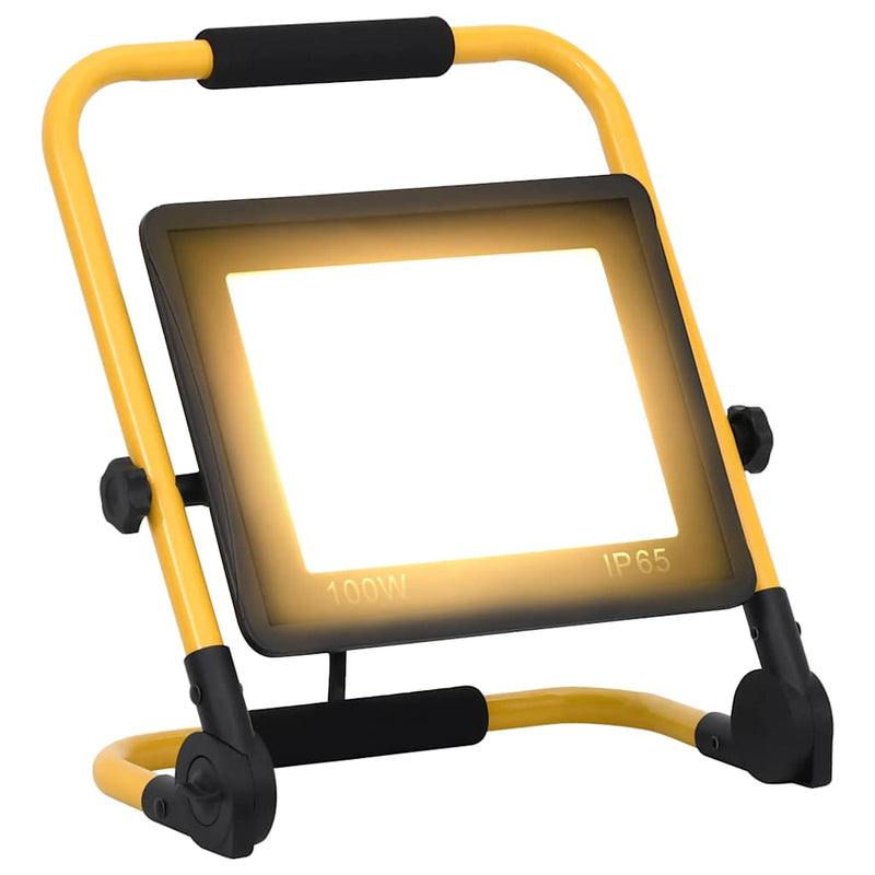 Afbeelding laden in galerijviewer, Vidaxl spotlight met handvat led 100 w warmwit
