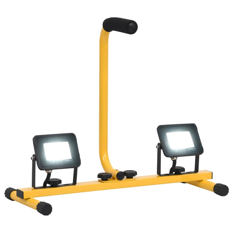 Afbeelding laden in galerijviewer, Vidaxl spotlight met handvat led 2x10 w koudwit
