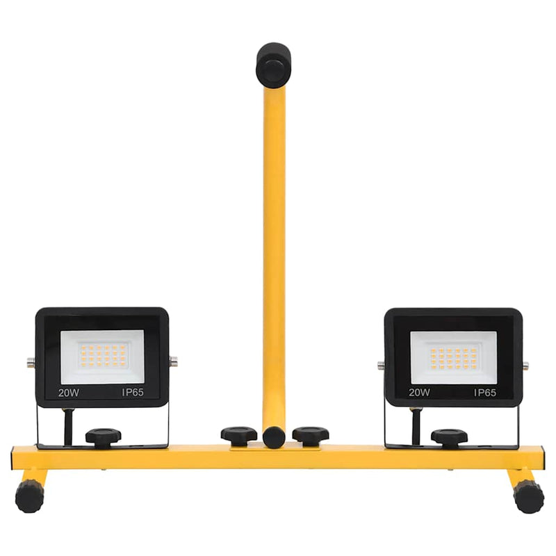 Afbeelding laden in galerijviewer, Vidaxl spotlight met handvat led 2x20 w koudwit
