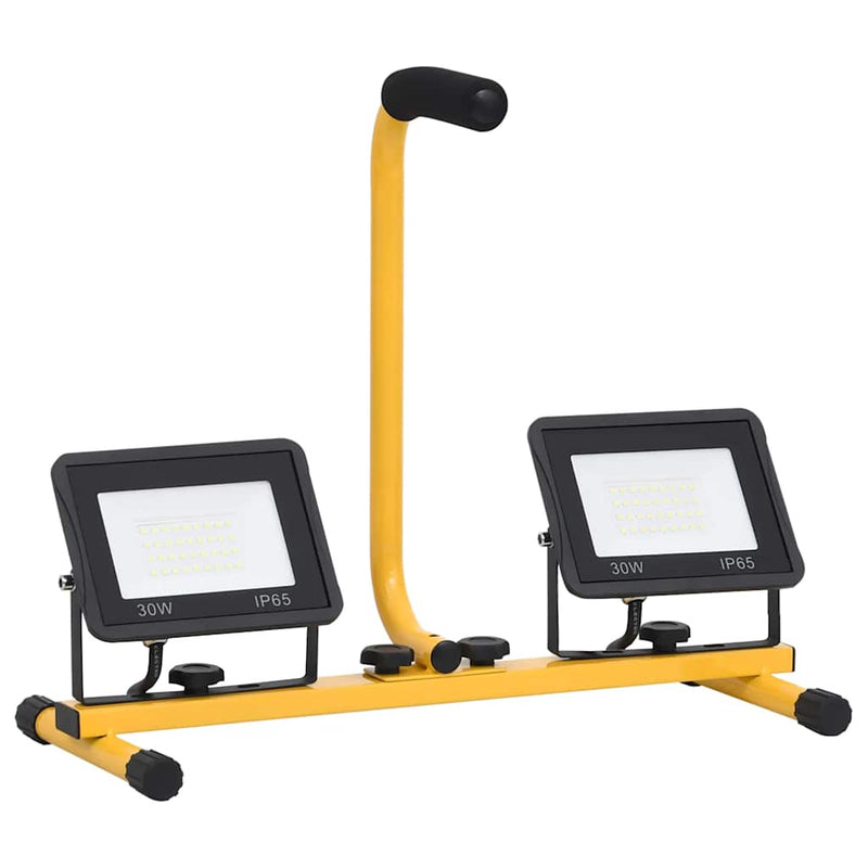 Afbeelding laden in galerijviewer, Vidaxl spotlight met handvat led 2x30 w koudwit
