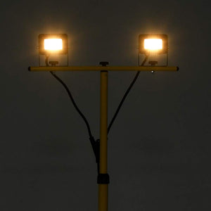 Vidaxl spotlight met statief led 2x10 w warmwit