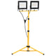 Vidaxl spotlight met statief led 2x100 w warmwit