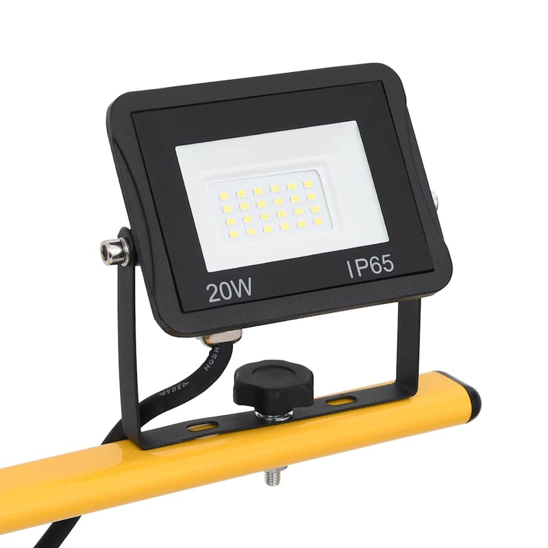 Afbeelding laden in galerijviewer, Vidaxl spotlight met statief led 2x20 w koudwit
