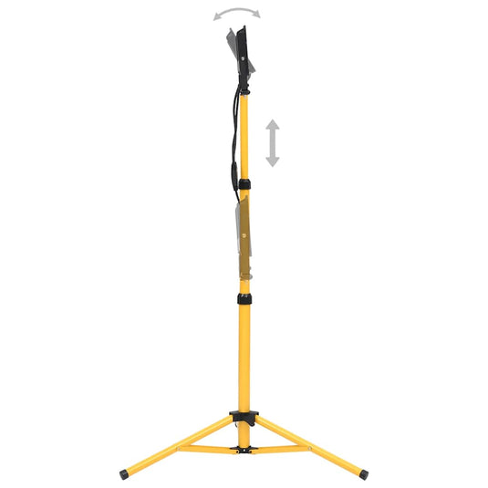 Vidaxl spotlight met statief led 2x50 w koudwit